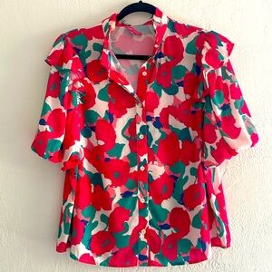 Flying Tomato Brand Women’s Blouse, Size Medium